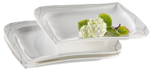 Verso 922235 Assiette de Présentation 30 cm 3 P...