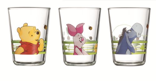 926239 lot de 3 verres pour enfants motif winni...