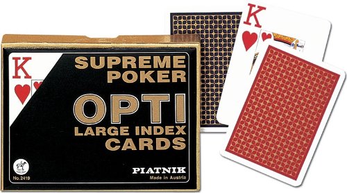 Piatnik ensemble cartes - opti - poker taille d...