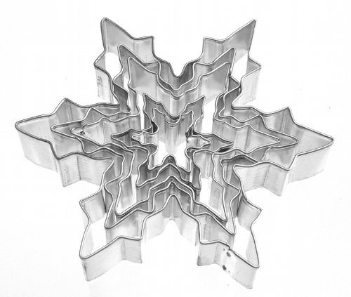 Lot de 5 moules emporte-pièces en forme de floc...