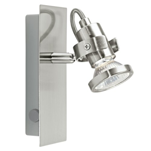 86016 spot mural, métal, gu10, argent