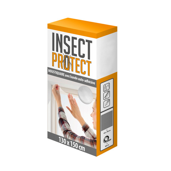 INSECTPROT Moustiquaire auto agrippant 130x150cm
 code EAN 9003117039919 