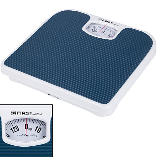 Pèse-personne mécanique | bleu | Jusqu'à 130 kg...