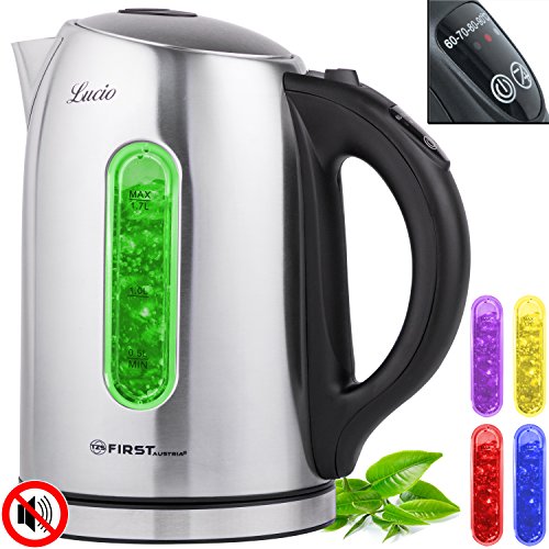 Bouilloire en acier inoxydable, 2200 Watts, 1,7...