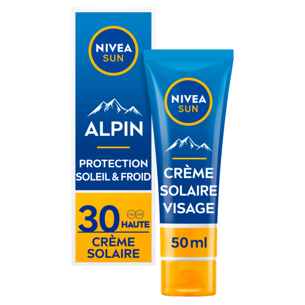 NIVEA SUN Protection Solaire Visage Sun Alpin FPS30+ code EAN 9005800341859 