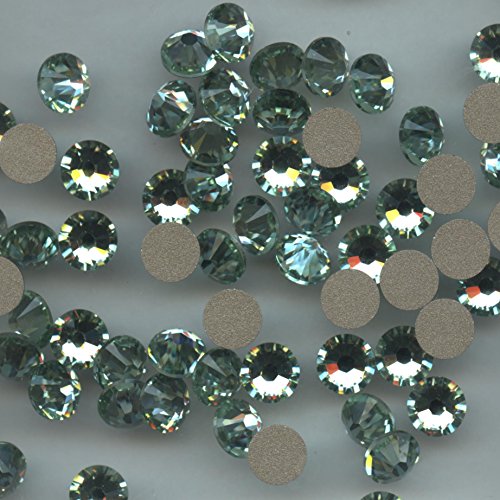 2058 SS34 CH *** 12 STRASS SWAROVSKI FOND PLAT ...