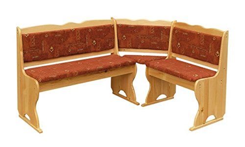 Banquette bois du pin massif nature 244 - Dimen...