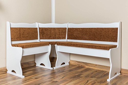 Banquette bois du pin massif nature 244 - Dimen...