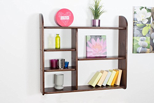 Étagère à susprendre bois du pin massif en coul...