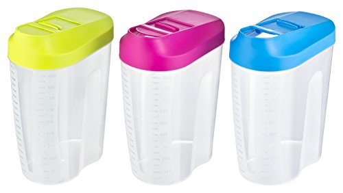 Dry storage box, kitchen storage set of 3x1000m...