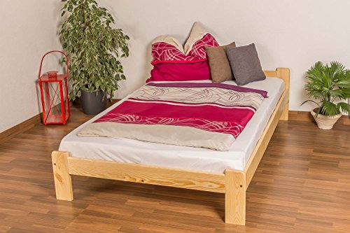 Steiner Shopping Lit futon bois du pin massif naturel A8, incl. sommier à lattes - Dimensions : 120 x 200 cm code EAN 9010051009694 