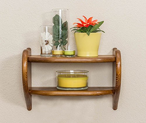 Étagère à susprendre bois du pin massif en coul...