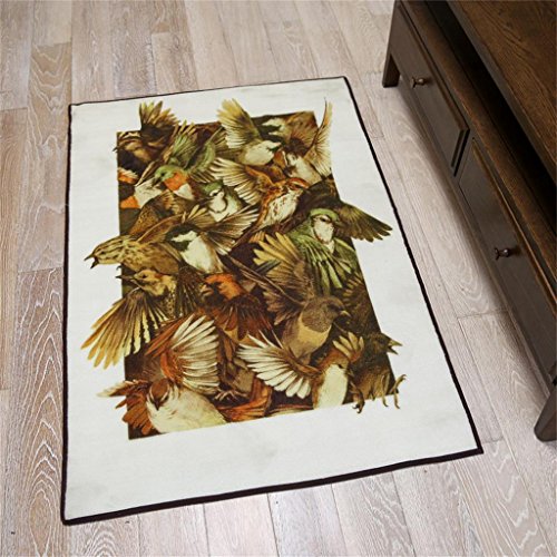 DELLT- 3D visuel oiseau voler Set Tapis europée...