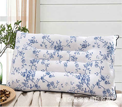 La nouvelle maison Coton porcelaine bleue et bl...