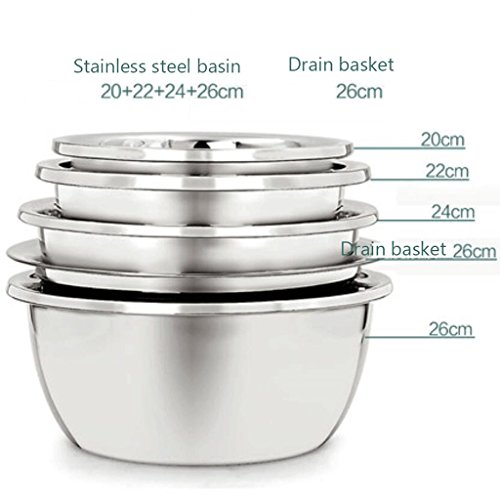 En acier inoxydable pots panier de vidange thic...