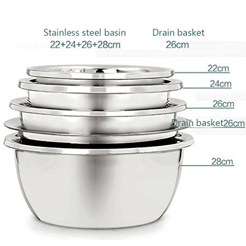 En acier inoxydable pots panier de vidange thic...