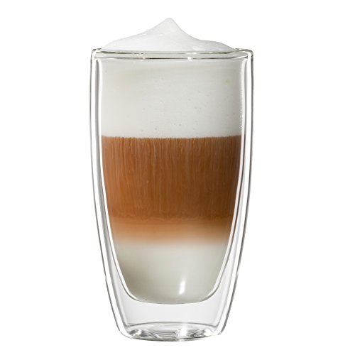 Bloomix Genuss aus Leidenschaft Roma Lot de 2 tasses en verre à Latte macchiato avec effet d'optique Double 9120036783829 (9120036783829)