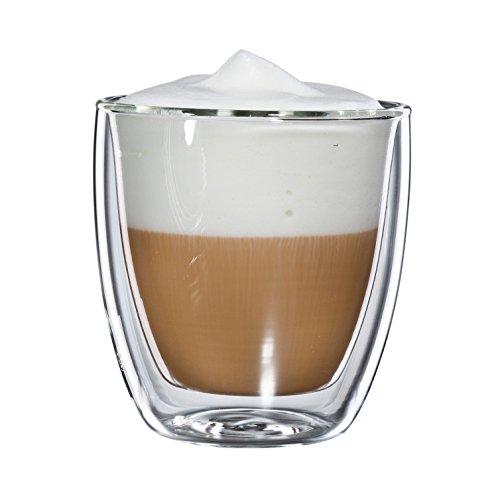 Bloomix C-011-250-g cappucchino grande lot de 2 tasse à cappuccino en verre isotherme double fond 9120036783911 (9120036783911)
