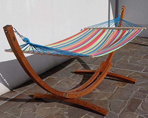 AS-S Caleta Hamac avec structure en mélèze 316 cm