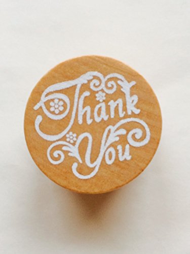 Tampon avec inscription Thank You en bois