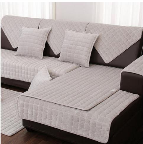 New day-Épais court coussins de canapé en peluc...