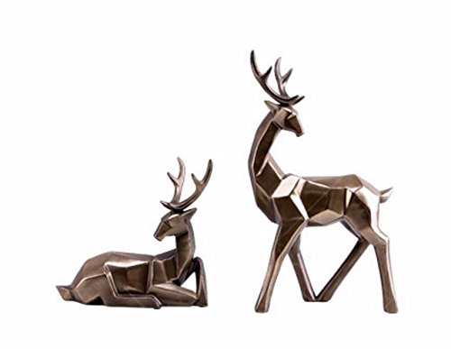 Loopsd Résumé créative Décoration cerfs cuivre ...