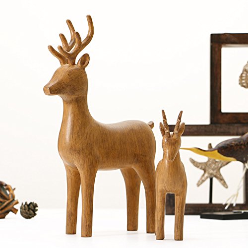 Loopsd American Village 2 Pièces de résine Déco...