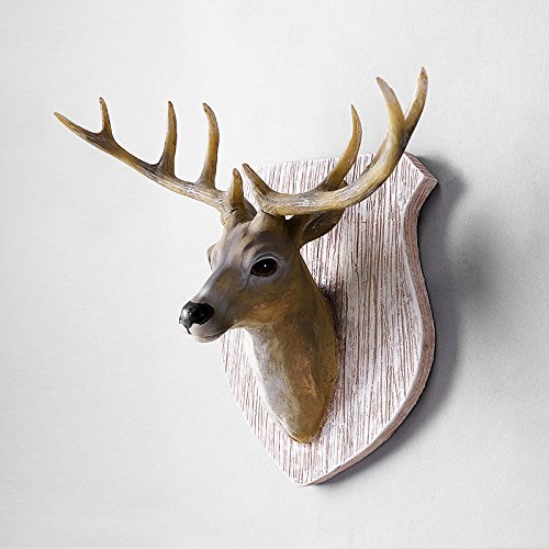 Loopsd American Village Retro Deer Head Mur déc...