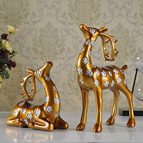 Loopsd Mobilier Décoration Résine Deer Cerf cou...