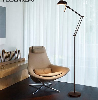 CU@EY Art fer pliage télescopique lampe de plan...