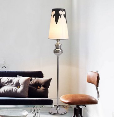 CU@EY Tissus moderne lampe de plancher lire , D...