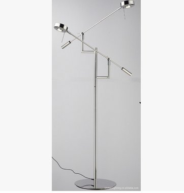 CU@EY Lampe de plancher en acier inoxydable lir...