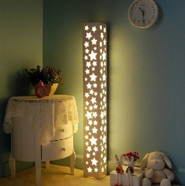 CU@EY Lampe de plancher en bois Lire , Dessin ,...