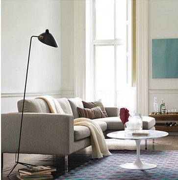 DCL Lampes en fer continental ,H210cm,1-light