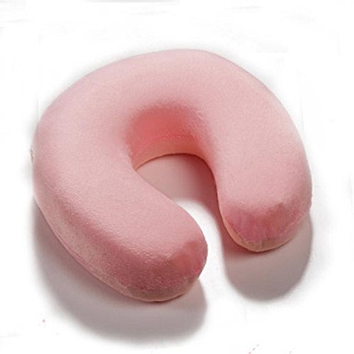 RENYUFEI-ZHENTOU Mousse à mémoire en forme de U infirmiers oreiller oreiller voyage oreiller la colonne vertébrale voiture oreiller , pink code EAN 9232785648516 