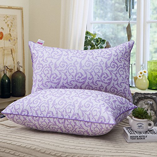 oreiller de plumes en peluche rebond lent anti-...