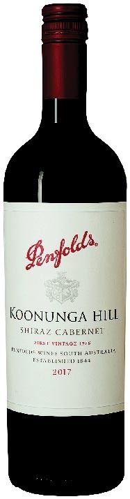 AUSTRALIE SHIRAZ CABERNET PENFOLDS® “KOONUNGA HILL” 2017. 9310297651887 