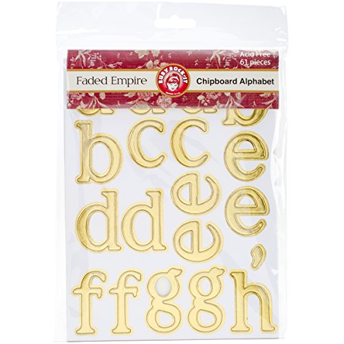 Ruby Rock-It Ruby rock-itfaded Empire Chipboard Alphabet, d'autres, multicolore code EAN 9312271044708 