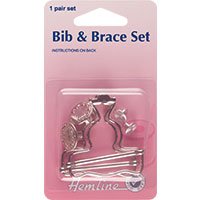 Boucles salopettes nickelées X2