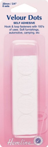 Distrifil - Pastilles adhésives blanches 20 mm ...