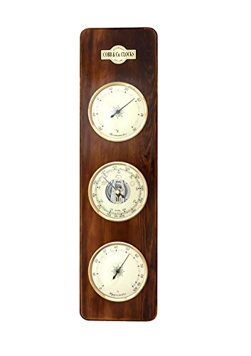 COBB & Co. Clocks COBB & Co. Grand baromètre 3 en 1, noyer code EAN 9317778001100 