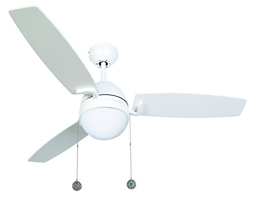 LUCCI AIR LUCCI aIR ventilateur boreas 122 cm, avec lumière, chaînettes 512104, blanc code EAN 9333509094784 