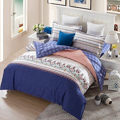 Haute densité lit en coton imprimé mode linge d...