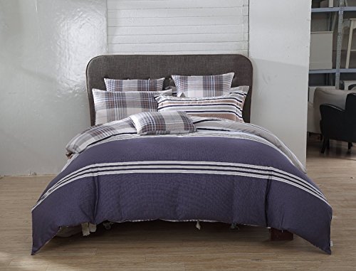 Double coton draps en satin Suite famille de qu...