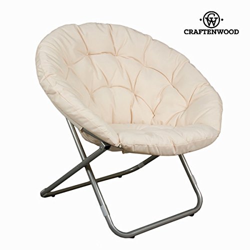 Craften Wood FAUTEUIL PAPASAN PLIABLE CONFORT ET DESIGN BEIGE code EAN 9341657899052 