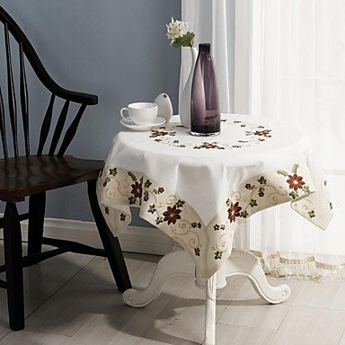 ZYT Noël nappes broderie classique nappe 85 * 85cm