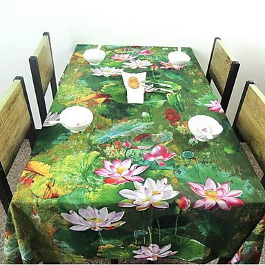 ZYT Mélange Lin/Coton Carré Nappes de table