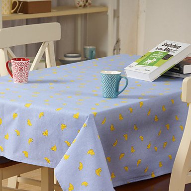 ZYT Coton mélangé Rectangulaire Nappes de table...