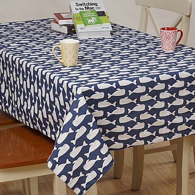 ZYT Home ZYT Mélange Poly/Coton Rectangulaire Nappes de table . 140cm*220cm code EAN 9364851879620 
