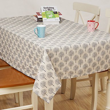 ZYT Mélange Poly/Coton Rectangulaire Nappes de ...